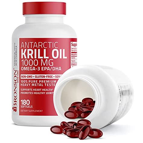 Suplemento Antarctic Krill Oil De Onzas De Bronson No Mo