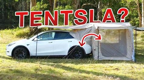 Tesla Goes Glamping Meet The Tentsla Gearjunkie Off