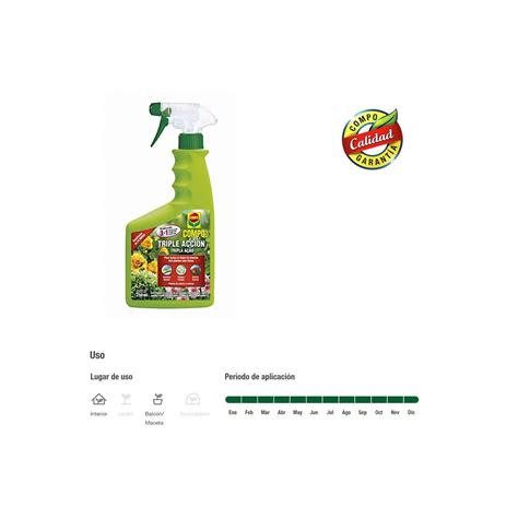 Compo Triple Accion Fungicidaacaricida E Insecticida 750ml