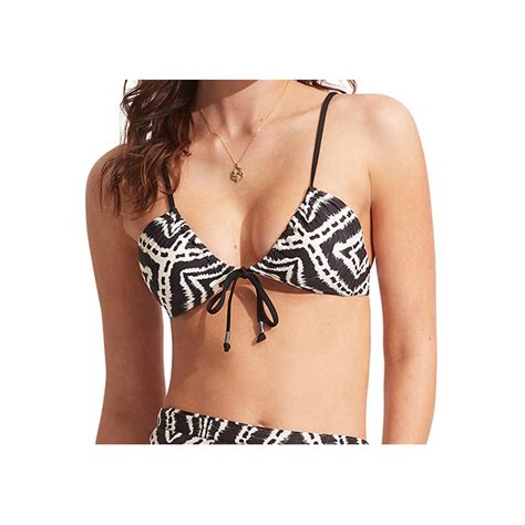 Seafolly Zanzibar Drawstring Bralette Bikini Top Women S Buy Online