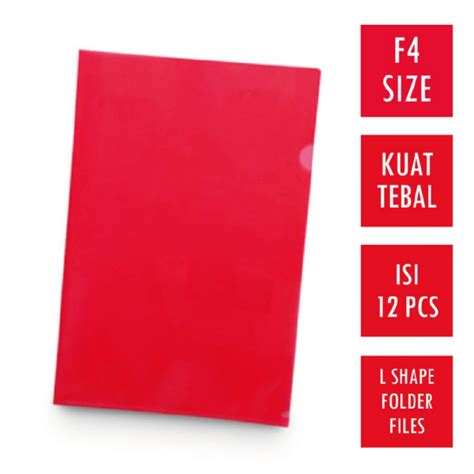 Jual MAP L BENING 1 PACK ISI 12 PCS Clear Sleeves F4 FOLIO Shopee