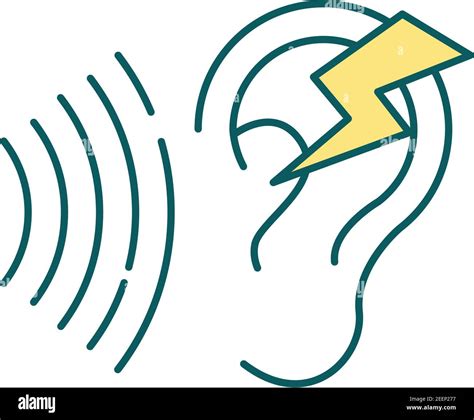 Noise Sensitivity Rgb Color Icon Stock Vector Image And Art Alamy