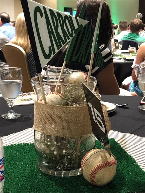 Baseball Banquet Centerpieces Baseball Party Centerpieces Banquet