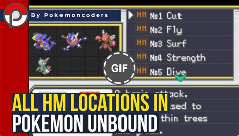 All Hm Locations In Pokemon Unbound Pokemoncoders
