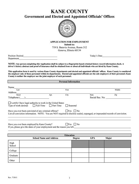 Il Application Employment Form Get Fill Out And Sign Online Dochub