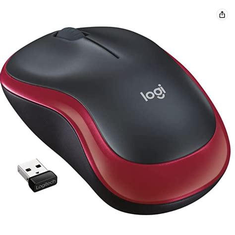 Logitech M185 Trådlös Mus, 2,4 GHz med en liten USB-mottagare,12 ...