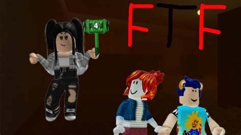 FTF em servidor público minha amiga Flee the Facility Roblox