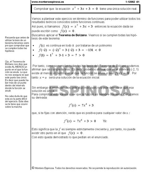 Montero Espinosa Academia Universitaria En Madrid Ejercicios Resueltos