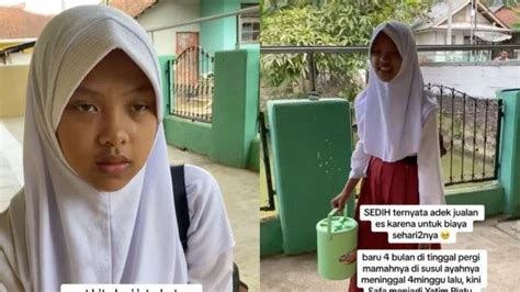 Kisah Pilu Safa Anak Sd Jualan Es Cari Nafkah Usai Jadi Yatim Piatu