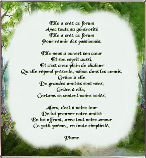 Poeme Sur La Nature