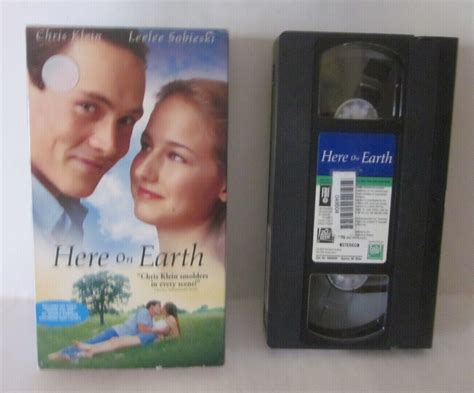 Here On Earth Vhs Chris Klein Leelee Sobieski Josh Hartnett