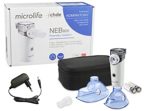 Microlife Inhalator Nebulizator NEB800 Zasilacz 12088544612 Allegro Pl