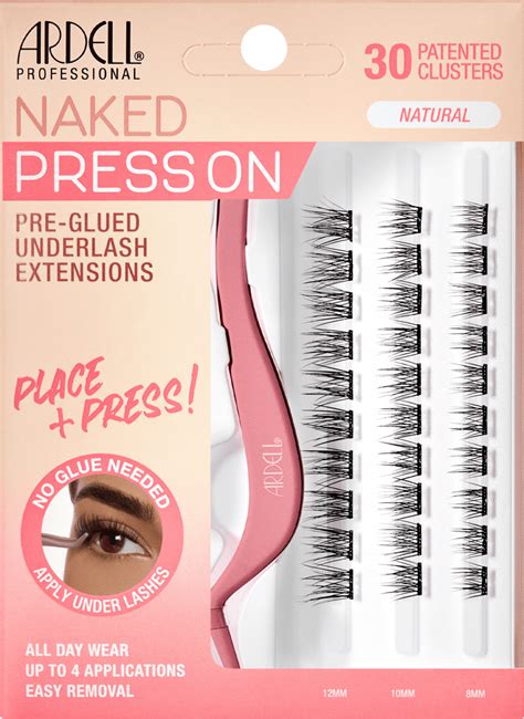 ARDELL Künstliche Wimpern Set Naked Press On Natural 1 St dauerhaft