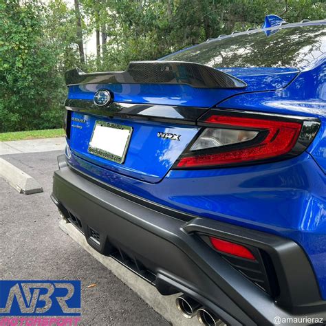 2022 Wrx Carbon Fiber Sti Style Duckbill Trunk Spoiler V1 Nbr Motorsport