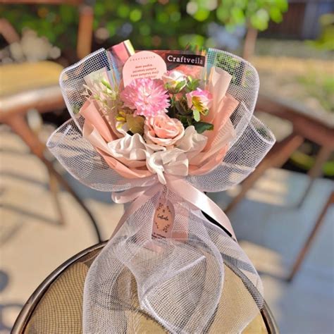 Jual CRAFTVEILA BOUQUET Buket Bunga Artificial Mini Everlasting