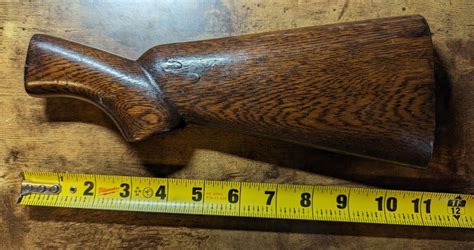 Vintage Wooden Shotgun Stock Ebay