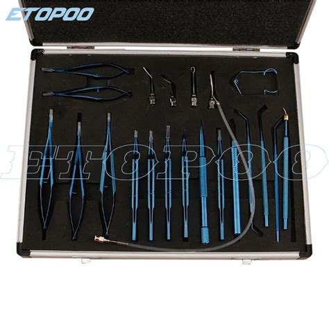 21PCS Set Titanium Alloy Eye Ophthalmic Cataract Intraocular Set