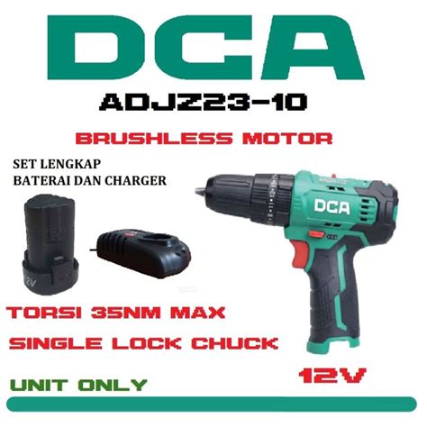 DCA ADJZ23 10 Bor Cordless Brushless Driver Hammer Drill 12v Lazada