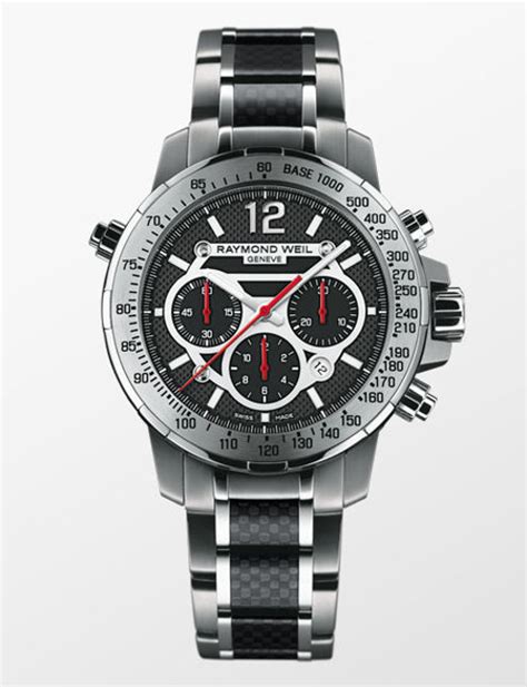 Raymond Weil Nabucco Steel Titanium And Carbon Fiber Black Dial