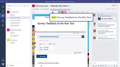 Work With Colleagues To Create Edit And Review Forms In Microsoft