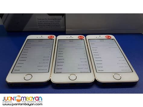 Apple iPhone 5s Gold 64gb Factory unlock