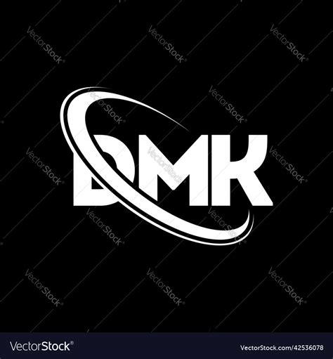 Dmk Logo Letter Design Royalty Free Vector Image