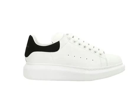 Alexander Mcqueen Suede Trimmed Leather Exaggerated Sole Sneakers Black