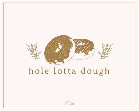 Premade Logo Doughnut Logo Donut Logo Bakery Logo Artisan Bakery