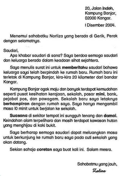 Karangan Bahasa Melayu Tahun 6 Jenis Surat Kiriman Rasm Nbkomputer