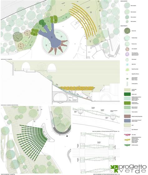 An Architectural Diagram Shows The Various Areas In Which Trees Are