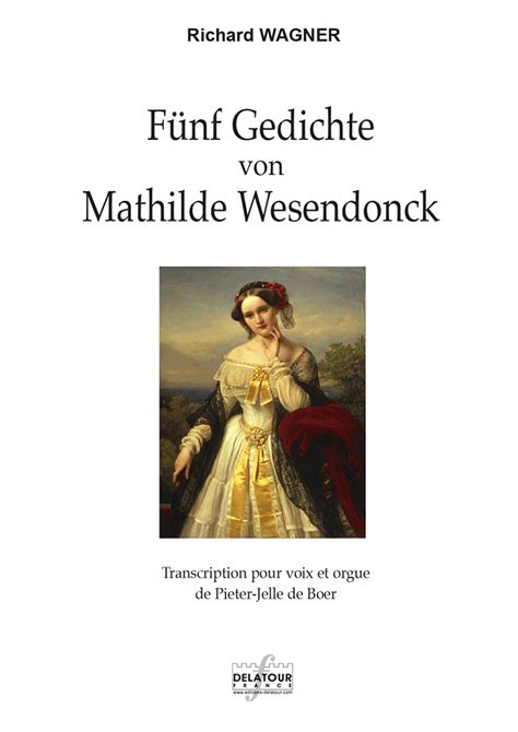 F Nf Gedichte Von Mathilde Wesendonck For Mezzo Soprano And Organ