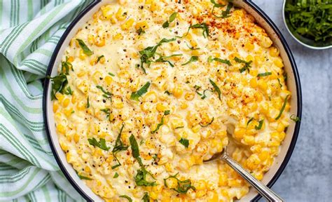 Easy One Pot Cheesy Creamed Corn Recipe Min