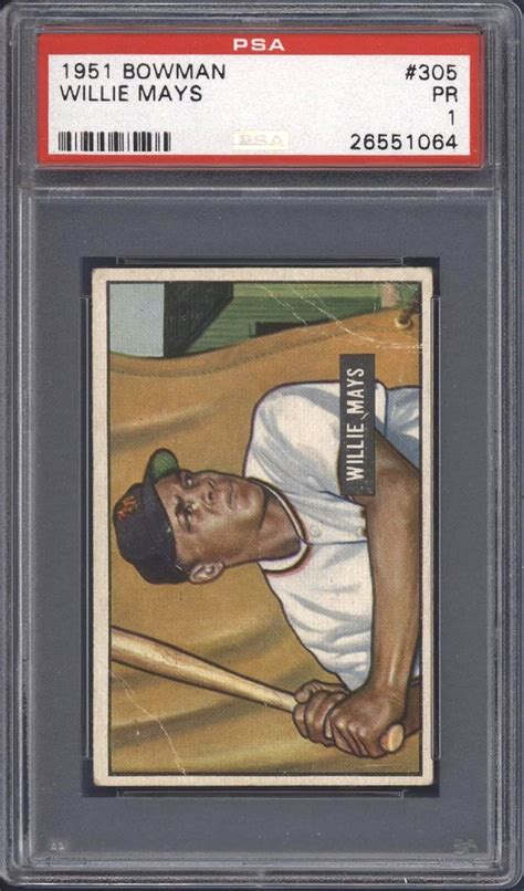 1951 Bowman Willie Mays RC PSA 1 Raddoc25 Flickr