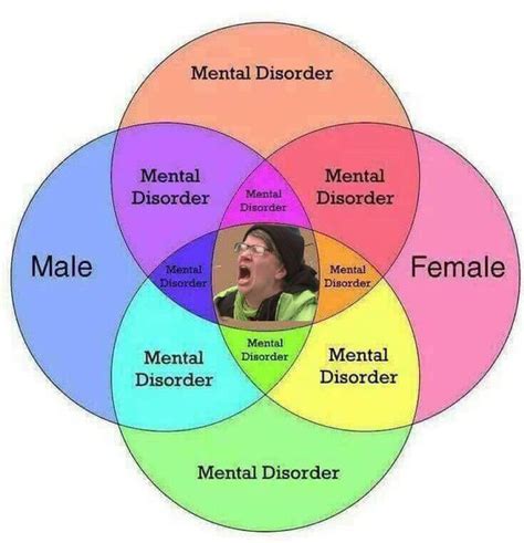 Male Vs Female A Venn Diagram Of Progressives R Versusmeme