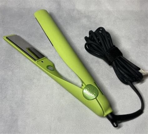 Tyme Iron Pro Limelight Lime Green Curling Iron Hair Straightening