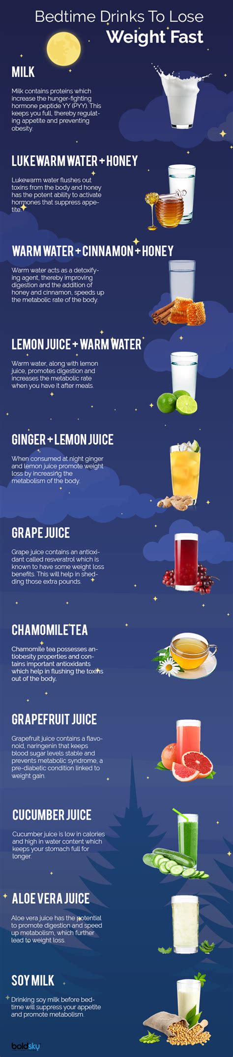 Powerful Bedtime Drinks To Lose Weight Fast Boldsky