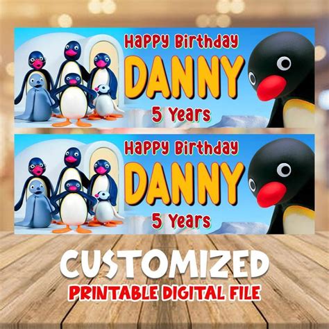 PINGU BIRTHDAY BANNER in 2022 | Birthday banner, Birthday, Banner