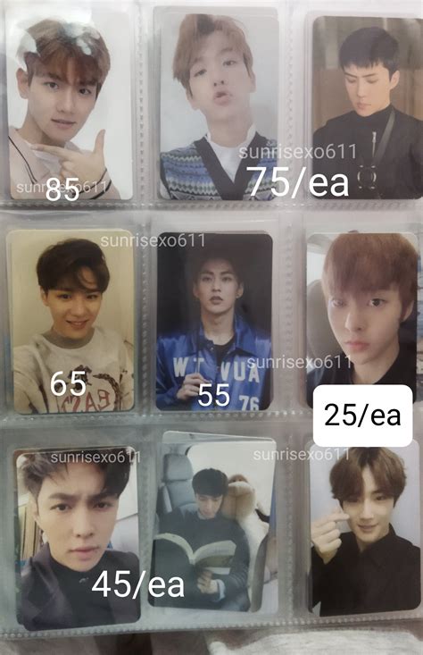 Iriss On Twitter Wts Photocard Exo Nct Wayv Ready Ina Inc Packing