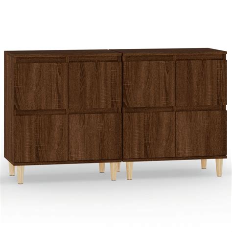 Sideboards Stk Braun Eichen Optik X X Cm Holzwerkstoff Braune