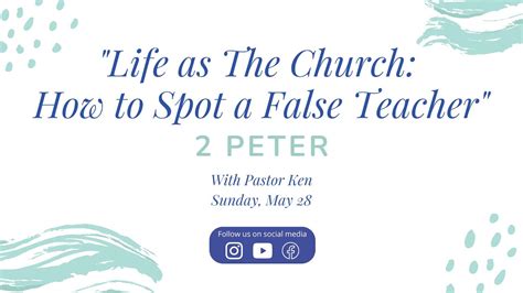 Life As The Church How To Spot A False Teacher Youtube