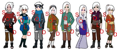 Mixed White Haired Naruto Oc Adoptables Sold Out By Mistressmaxwell On Deviantart