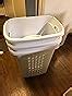 Amazon Sterilite Ultra Wheeled Hamper White Lid Base W