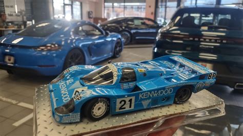 1983 Porsche 956 Finished Tamiya Light Blue And Indycals Decals R