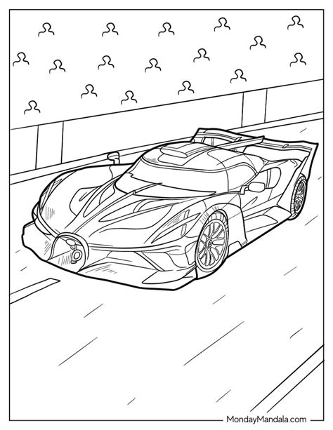 22 Bugatti Coloring Pages (Free PDF Printables)