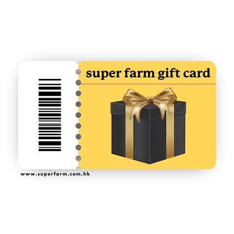 Super Farm T Card Super Farm Foods