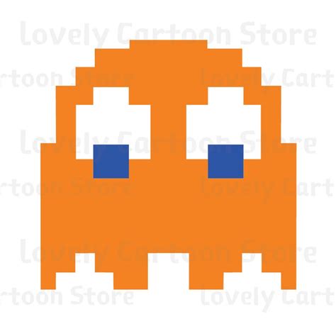 Pac Man Svg Eps Dxf And Png Formats 35 Cliparts Etsy