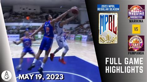 Marikina Vs Pampanga Full Game Highlights May Youtube