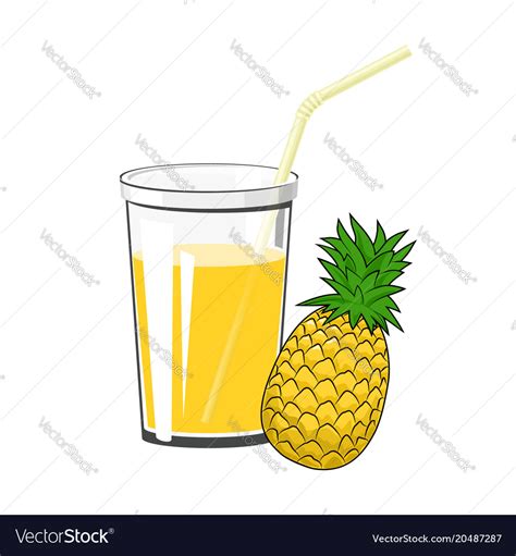 Pineapple Juice Glass