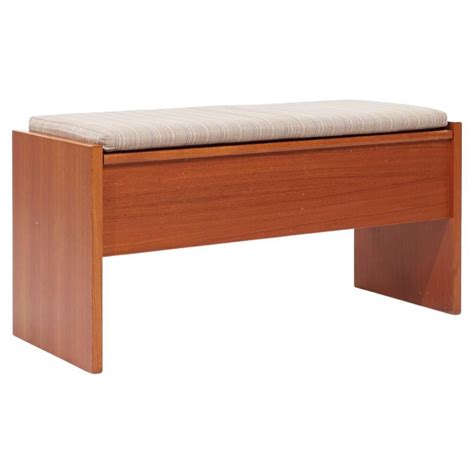 lane mid century lp record storage bench  stdibs lane record