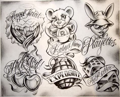 Gangster Tattoo Flash